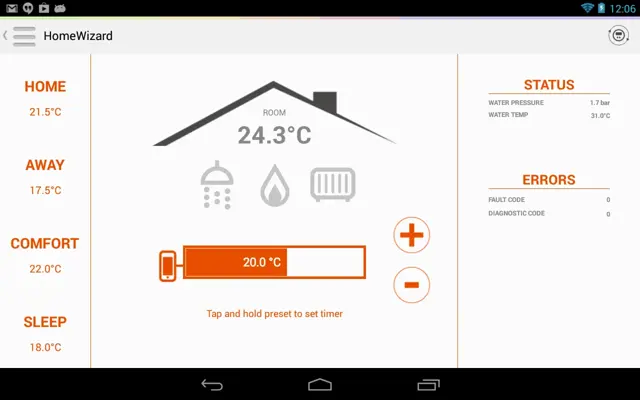 HomeWizard android App screenshot 1